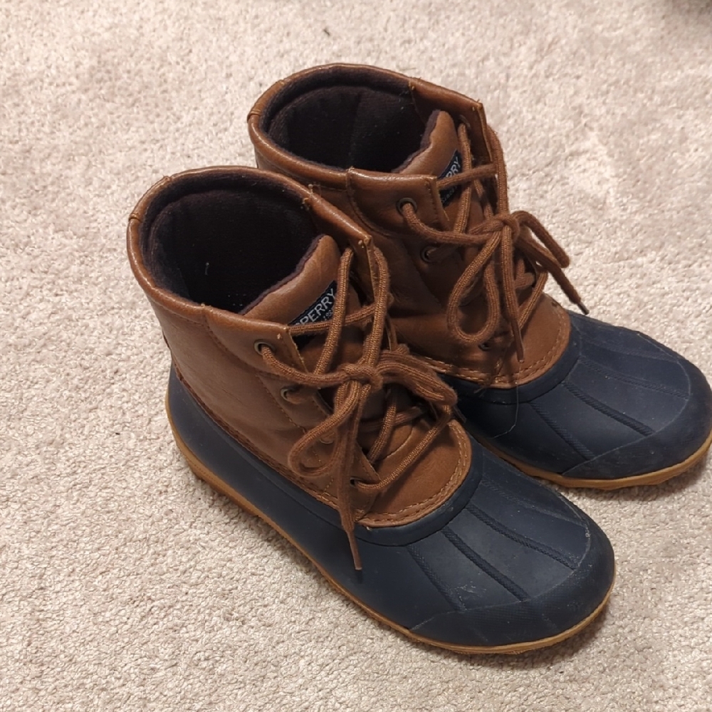 Sperry Kids' Brown and Black Boots